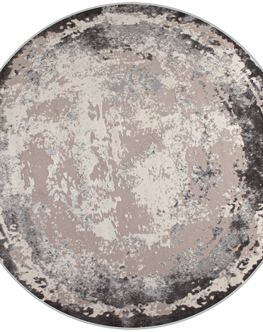 Ковер российский 36897J Rimma Lux (Хит-сет, серый) круглый
