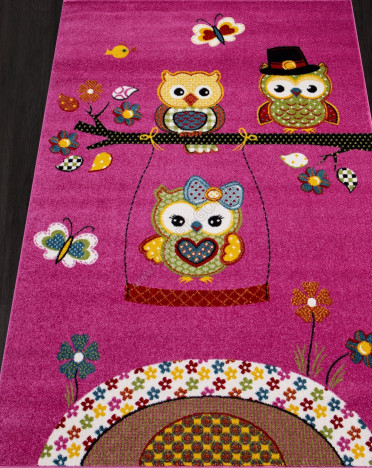 Ковер российский 2740 RIO (Фризе, розовый)