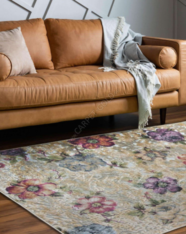 Ковер бельгийский 38151 6161 61 Genova (Вискоза, бежевый)