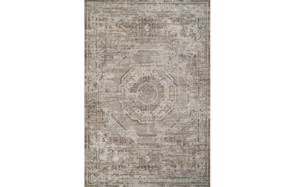 Ковер F446AD - BROWN / BEIGE - Прямоугольник - коллекция AFINA